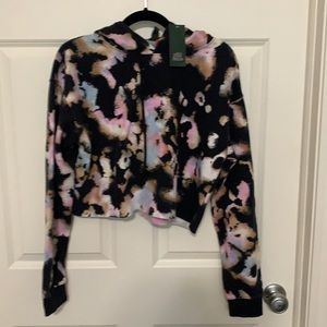 Tie Dye Cropped Sweatshirt